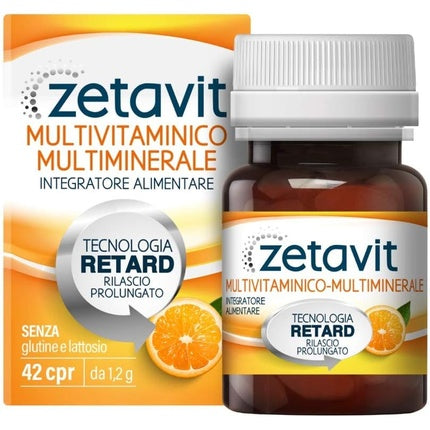 Zetavit Multivitaminic Multimineral, Zeta Farmaceutici, Tehnologie Retard, 42 comprimate