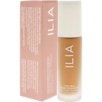 Fond de ten, Ilia Beauty, True Skin Serum, maro deschis