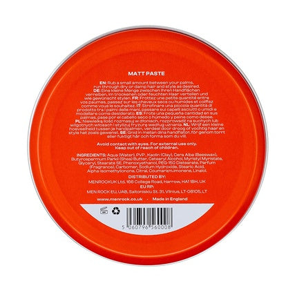 Pastă de păr, Men Rock, mat, 90ml