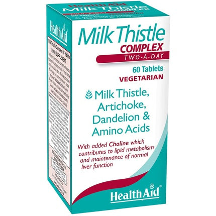 Supliment alimentar, HealthAid, Complex Silimarina, 60 tablete