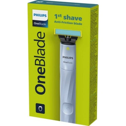 Aparat de ras electric, Philips, OneBlade, anti-frecare, gri