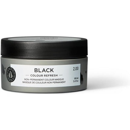 Masca colorantă păr, Maria Nila, Colour Refresh, Negru, 100ml