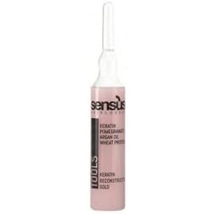 Masca par, Sens.Us, Keratin Reconstructor Gold, set 12 fiole