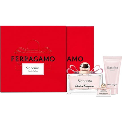 Set Cadou Parfum Salvatore Ferragamo Signorina, roșu