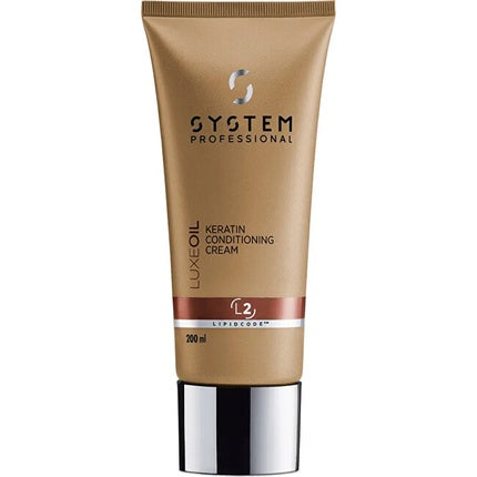 Cremă de păr, System Professional, Conditioner Luxeoil Keratin, 200ml, aurie