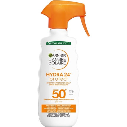 Spray Protecție Solară Garnier Ambre Solaire Hydra24 Protect SPF50+, 300ml