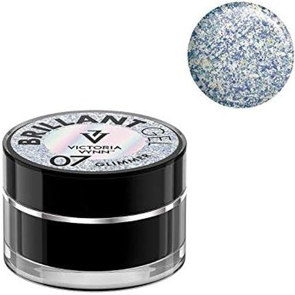 Gel unghii Victoria Vynn Brilliant 07 Glimmer, Negru, 5g