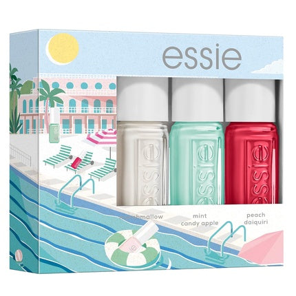 Lac de unghii Essie, set 15ml, culori intense