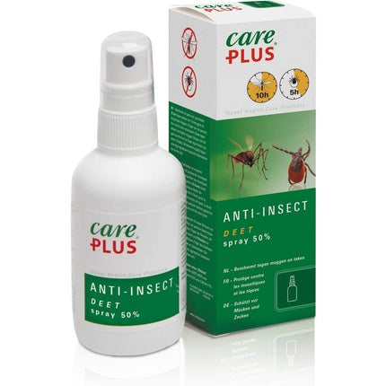 Spray anti-insecte Care Plus DEET 50%, 80g