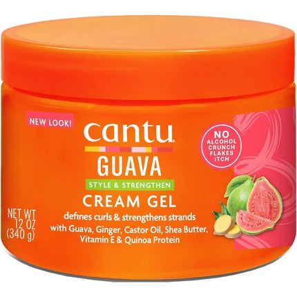 Cremă gel pentru păr, Cantu, Guava Curl, 340g