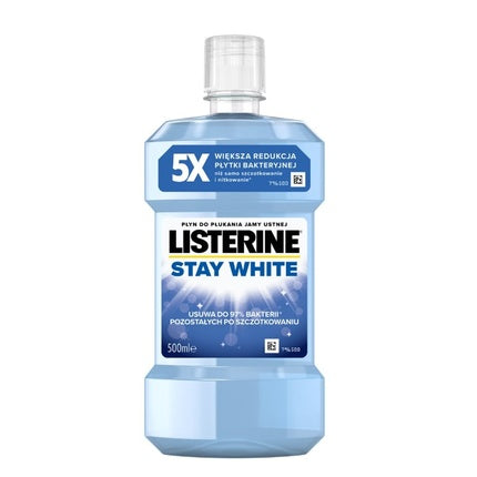 Pasta de clătit dinți Listerine Stay White, 500ml, culoare albastră
