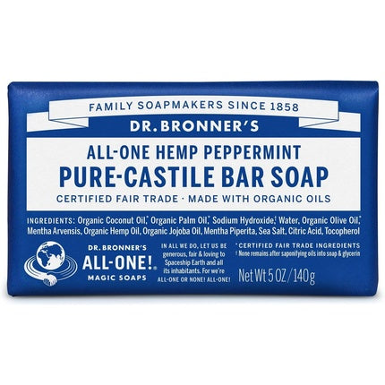 Săpun solid, Dr. Bronner's, mentă, 140g