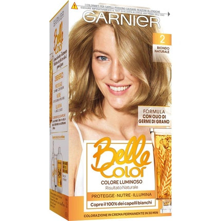Vopsea de păr, Belle Color, Blond Natural 2
