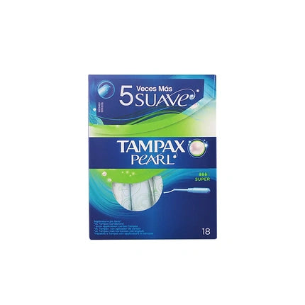 Tampax Tampax Pearl Super Tampon, Albastru, 18 buc