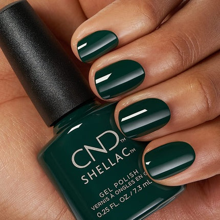 Lac de unghii gel, CND, Shellac Aura, 7.3ml, negru