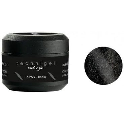 Gel UV, Peggy Sage, Cat Eye, negru