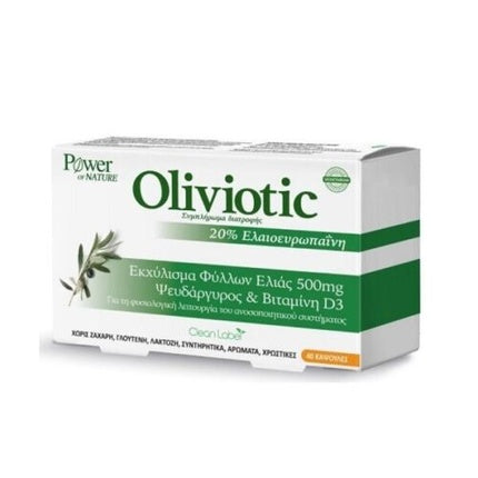 Supliment Power Health Oliviotic 40 capsule, verde