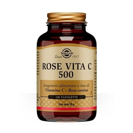 Solgar Rose Vita C 500, Vitamina C, 100 Tablete