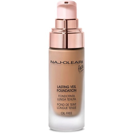 Fondantă de machiaj, Naj Oleari, Long Lasting Veil Foundation 106 Nutmeg, 30ml, finisaj mat