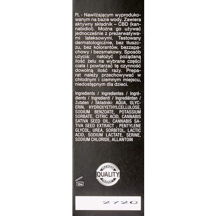 Lubrifiant apă, Pharmquests, CBD, 50ml, negru