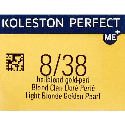 Cremă colorantă permanentă, Wella, Koleston Perfect MePlus, blond deschis auriu-perlă