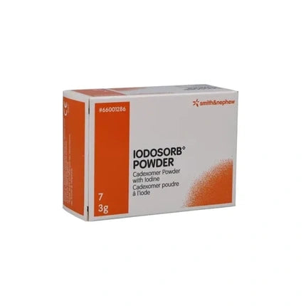 Pudră antiseptică Iodosorb, Smith & Nephew, ambalaj cu 7 plicuri x 3g