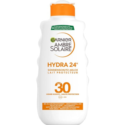 Cremă de Soare Corp, Garnier Ambre Solaire SPF 30, Hidratantă cu Unt de Shea, 200ml