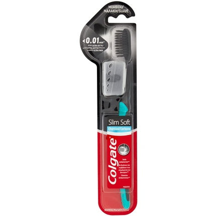 Periuță de dinți Colgate Slim Soft cu perii moi din carbon activ