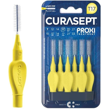Periuță interdentală Curasept Proxi Treatment T17, galbenă