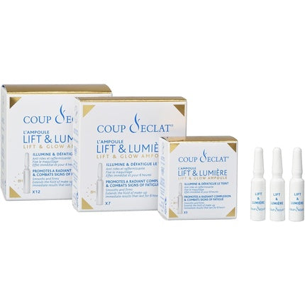 Coup D'Eclat Lift & Glow Ampoule, Asepia, 7 fiole, efect de luminozitate