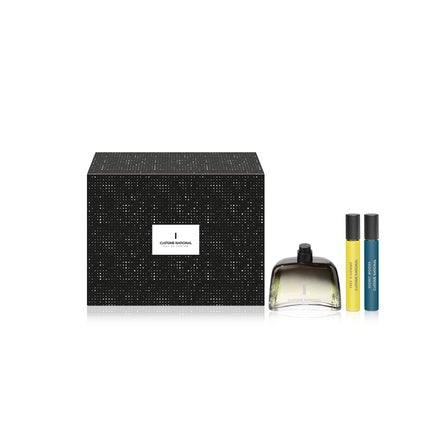 Set Parfum Costume National I Eau de Parfum, Free Dhomme, Secret Woods, cutie cadou neagra