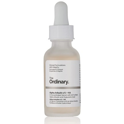 Serum cu Acid Hialuronic, The Ordinary, Alfa Arbutină 2% + HA, 30ml