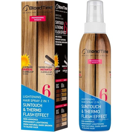 Spray de decolorare păr Suntouched Hair Lightener cu efect Thermo Flash - 2 în 1, 240 g