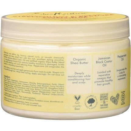 Cremă Coafare, Shea Moisture, Jamaican Black Castor Oil, 324g