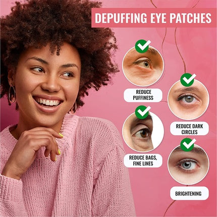 Măști Ochi Lookatme Hydrogel Aloe Vera, 10 Perechi, verde