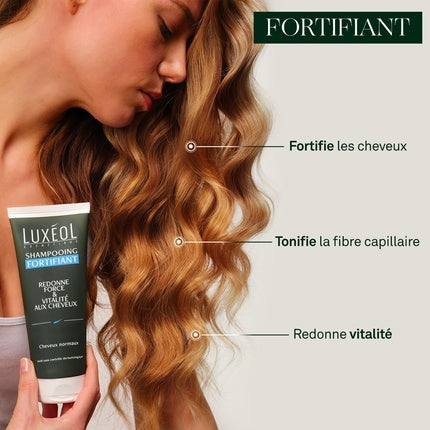Șampon fortifiant Luxéol, 200 ml, alb și verde