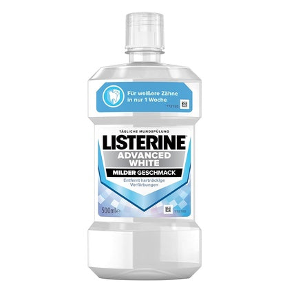 Băi de gură Listerine Advanced White Mild Flavor, 500ml