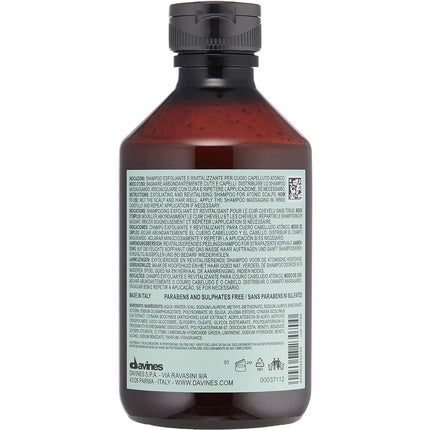 Șampon Detoxifiant pentru Scalp Atonic, Davines Natural Tech, 250ml