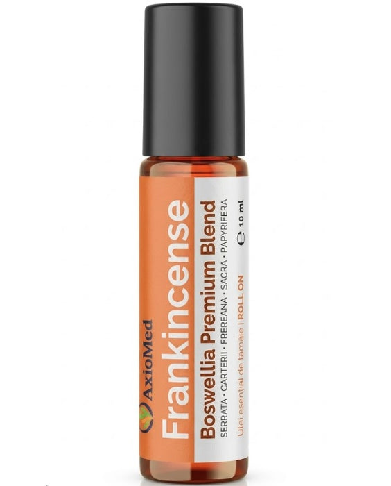 AxioMed Frankincense Oil Roll-On – ulei esential de tamaie cu 5 specii Boswellia – 10 ml