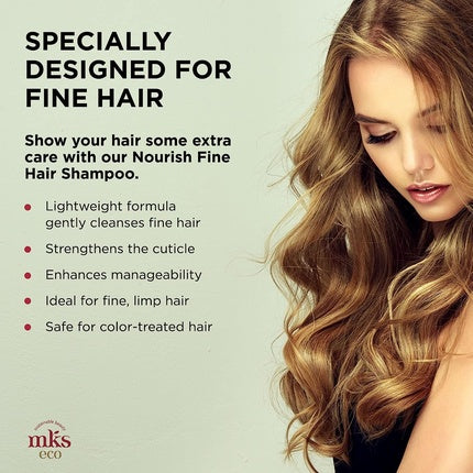 Șampon, Earthly Body, MKS eco Nourish, albastru