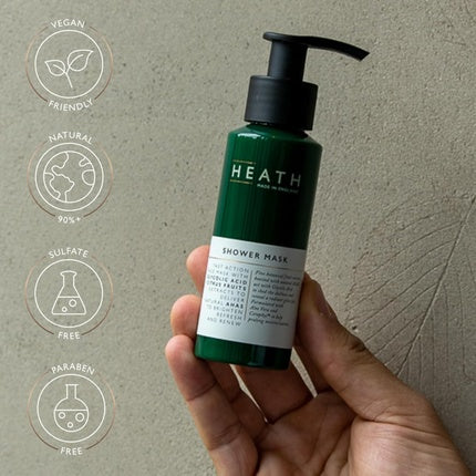 Mască facială pentru duș, Heath London, 85ml, culoare verde