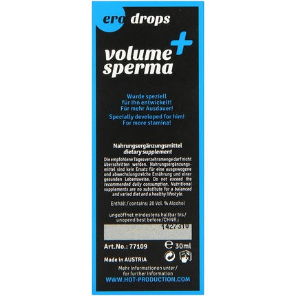 Supliment Ero by Hot, Volume+, pentru bărbați, 30ml