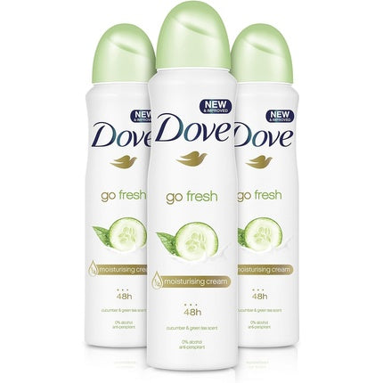 Deodorant spray, Dove, Cucumber & Green Tea, 150ml