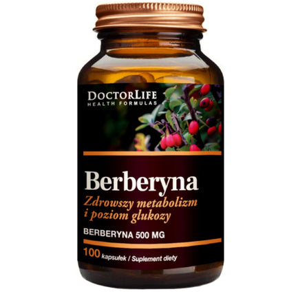 Supliment Vitamina, Doctor Life, Berberine 500mg, 100 capsule