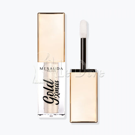 Crema lichidă Mesauda Gold Xmas Gossip Eye 201, auriu, capacitate 7 ml