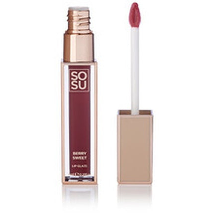 Sosu Cosmetics Shimmer Lip Glaze, Birthday Suit, 6 ml