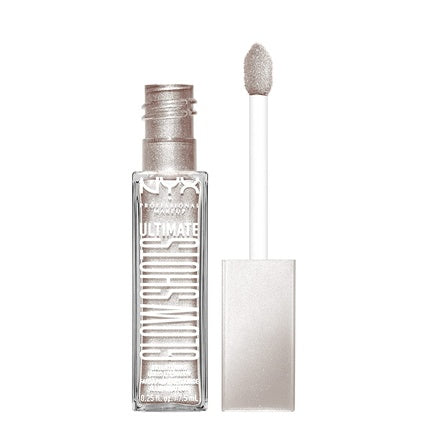 NYX Professional Makeup Ultimate Glow Shots Liquid Eyeshadow cu Vitamina C Come Thru Coconut