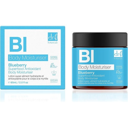 Cremă hidratantă corp, Dr Botanicals, afine, 60 ml