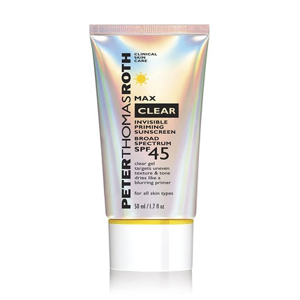 Crema de față Peter Thomas Roth Max Clear Invisible Priming Sunscreen SPF 45, 1.7 fl oz