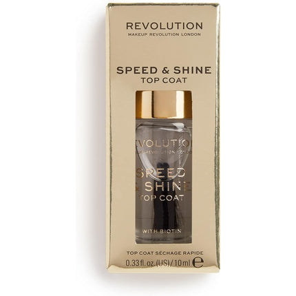 Top Coat pentru Unghii, Revolution Beauty, Speed & Shine, 10ml